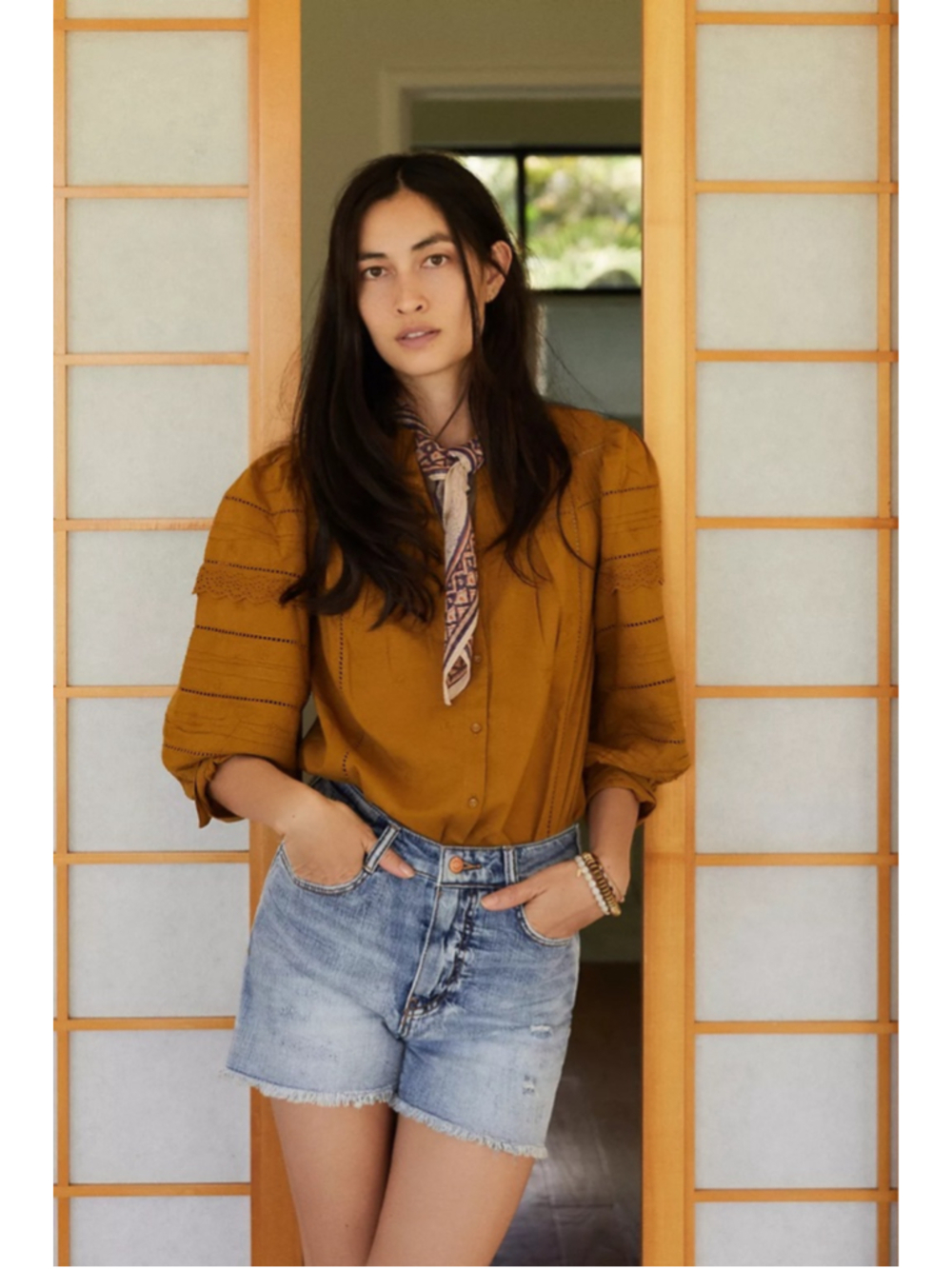 Anthropologie Pilcro Denim Shorts